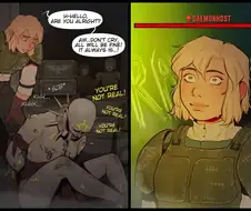 워해머 40K) 개폐급 가드우먼 만화.comic