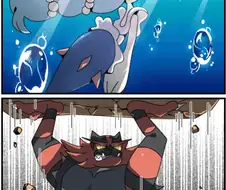(포켓몬) 어흥염 vs 모크나이퍼.Manhwa
