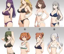 프리렌) 가슴 대결