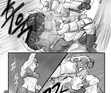 라오진) 코코랑 마이티가 싸우는 manga