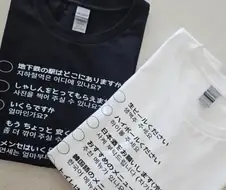 일본어 몰라도 여행갈때 이 티셔츠만 입고 가면 됨!