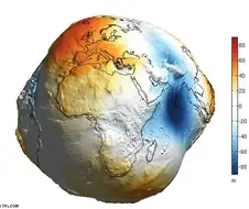 과학적으로 지구 모습인 것