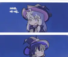 [마녀의 여행] 일레이나 와 사야가 꽁냥꽁냥대는 만화.manwha