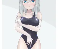 블루아카) 시로코 수영복 음란보디