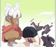 여우 할머니가 손녀랑 놀아주는 만화.manhwa