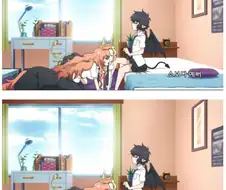 [후방]자기의 생식기를 보여주다