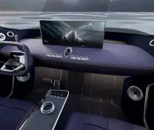 제네시스 GV90 실내 유출