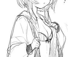 블루아카) 후방 환복 세리나