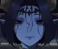 디지몬)비를 맞고 있는 리리스몬