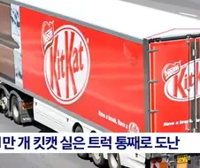 유럽 트럭 도난 사고 발생