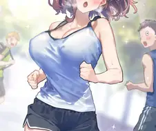운동하는 여캐