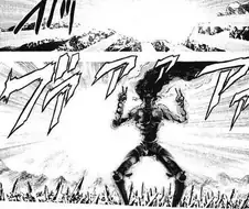 죠죠)카즈가.. 태앙을 등지고..!!!