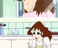 짱구 공식 설정이라 놀랬던거