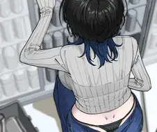 엉덩이 보조개가 이쁜 처자