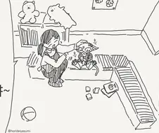 미아가 되는 만화