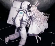 (약혐)달토끼를 만난 우주비행사