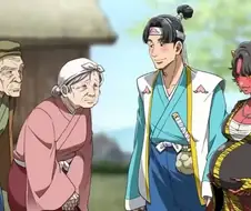 오니 퇴치를 하러 떠났던 장남일세
