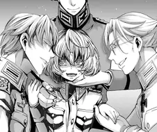 [유녀전기] 미디어믹스별 레르겐에게 둘러 쌓인 타냐