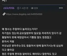 형수가 주말마다 본가에 찾아온다.JPG
