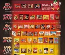 일본 내 한국 식료품점에서 소개한 한국라면 매운등급