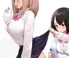 여학생이 몰카 당하는 만화