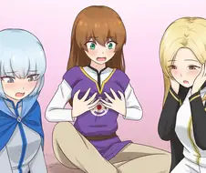 자신들을 퇴치하려는 용사 파티를 TS시키는 오크 만화