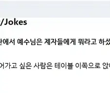 최후의 만찬에서 예수님이 하신 말씀
