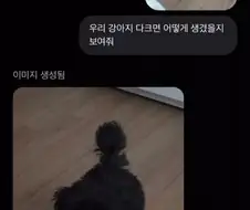 ? : 우리 강아지가 다크면 어떻게 생겼을지 보여줘