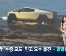 테슬라 사이버트럭 기술력을 시험해보고 싶었던 사람