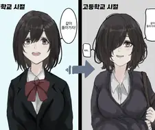활발했던 소꿉친구가 음친녀가 되버린 Manga