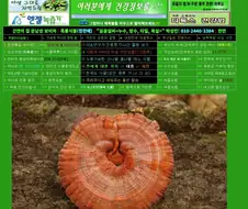 언제 만들어진지 가늠이 안되는 홈페이지