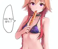 @) 아스카쨩 수영복 만화