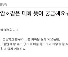 가정의 평화를 지킨 댓글