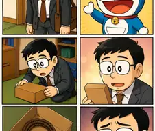 GPT로 만든 어른이 된 진구 만화.....jpg