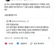 아니 20대 대장암이 매운음식 때문이면 쓰촨성 사람들은?