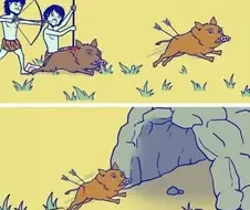 의외로 사람들이 모르는 석기시대 동굴벽화 비밀.manga