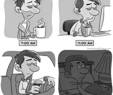 하루 커피세잔 마시는 직장인 최후