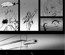 블루아카) 히나와 몰루의 정실싸움 만화.Manhwa