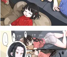 동생 먹을 거 뺏어 먹는 언니.manhwa