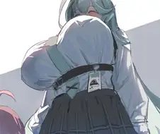 블루아카)으헤 하늘이 안보여~