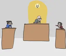 "재판이 쪼아요, 판결이 쪼아요"