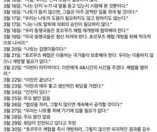 이란전쟁 시작 이후 트럼프 워딩