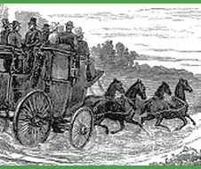 상상과 다른 실제 마차 탑승 운행 그림.