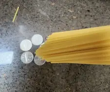 파스타 1인분이 500원 크기라고?