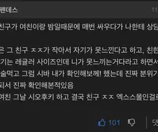 친구 ㅈㅈ사이즈 알아보는.manwha