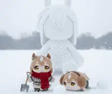 [말딸] 선샌니 다야가 눈사람을 만들었어용