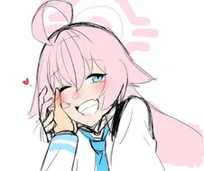 블루아카) 나기사 스킬 보고 떠오른 만화 대충 그려옴