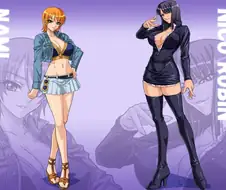 [원피스]대마인 작가의 나미와 로빈