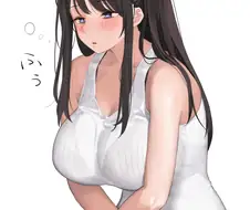 비몽사몽한 상태에서 옷을 벗는 거유녀 만화