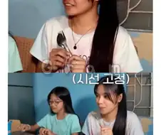 40대 한국 남자를 본 동남아 소녀